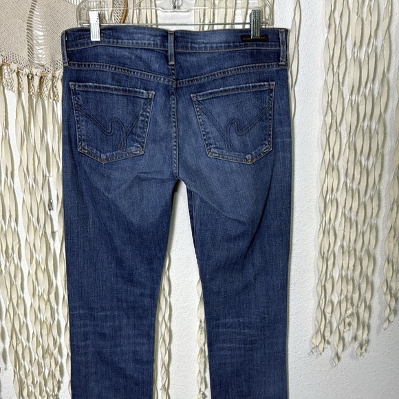 COH | Citizens Of Humanity Blue Ava Straight Leg Denim Size 30 - Picture 4 of 12